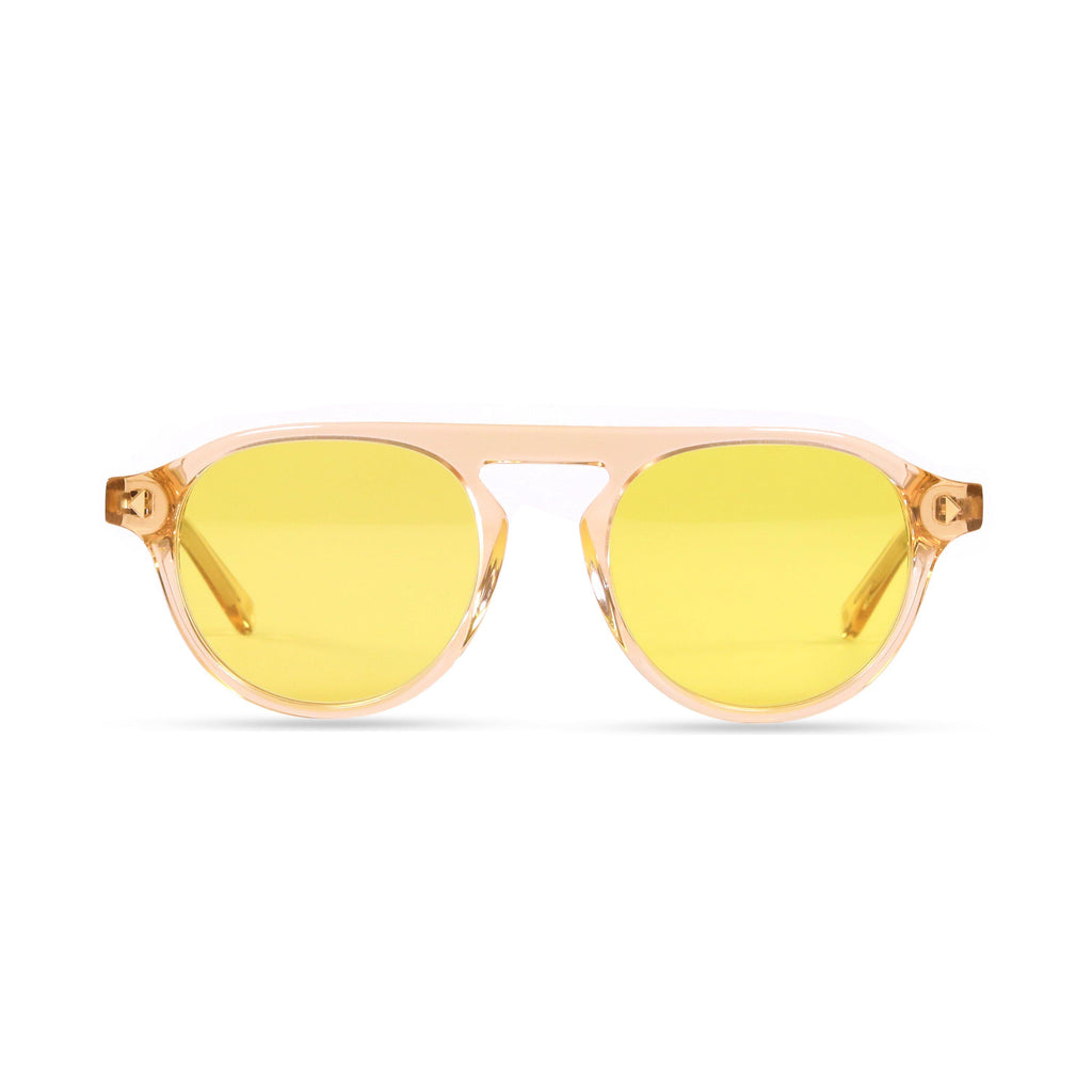 Idris PRYZMEYEWEAR Brown Crystal Yellow 