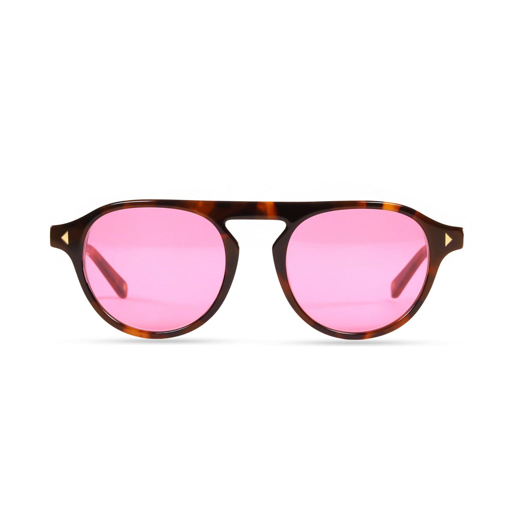 Idris PRYZMEYEWEAR Dark Tortoise Pink 